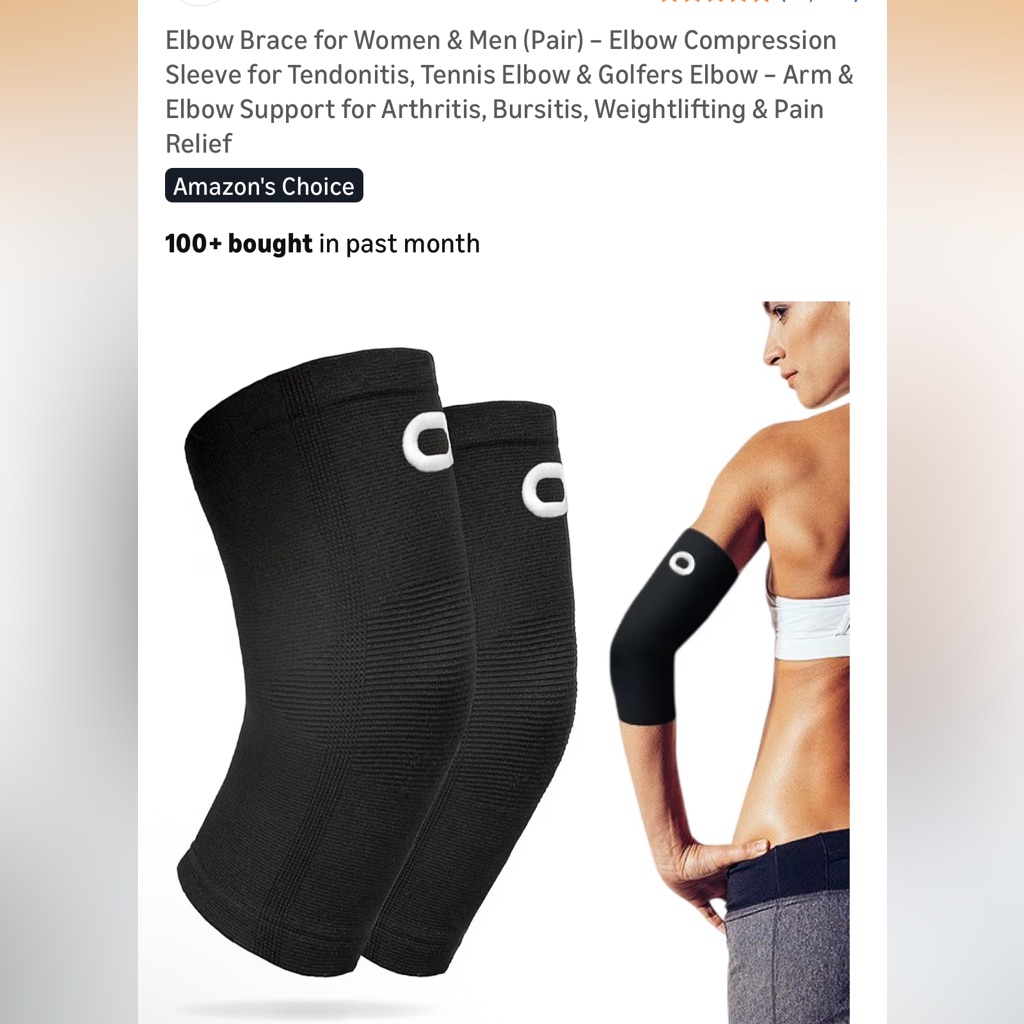 Women&acirc;s Elbow BraceSleeve For Tennis Elbow